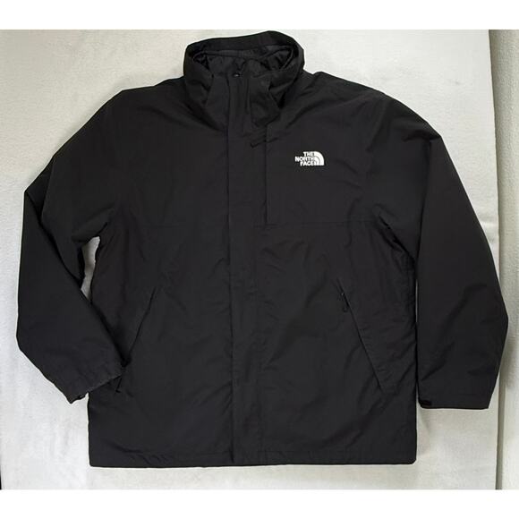 THE NORTH FACE Men's XL 3 in 1 Interchange 2 piece Jacket Ski Snowboard Black - Picture 3 of 10
